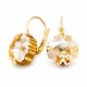 Earrings “Gorgon (Golden Shadow)” created with Crystals by Swarovski®