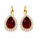 Auskarai moterims DiamondSky „Celestial Drop (Siam)“ su Swarovski kristalais
