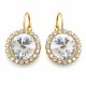 Auskarai moterims DiamondSky „Clarice“ su Swarovski kristalais