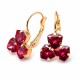Earrings “Bermuda Triangle III” (Scarlet) embellished with Crystals by Swarovski®