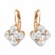 Auskarai moterims DiamondSky Byzantine Cross su Swarovski kristalais