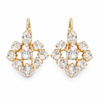 Auskarai „Splendor II“ su Swarovski® kristalais