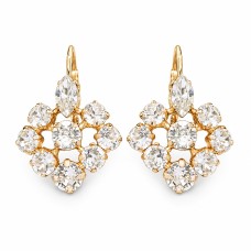 Серьги «Роскошь II» с кристаллами Swarovski®