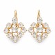 Серьги «Роскошь II» с кристаллами Swarovski®
