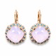 Earrings “Glare III” (Rose Water Opal) dazzling with Crystals by Swarovski®