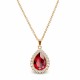 Pakabukas „Celestial Drop (Siam)“ su Swarovski® kristalais