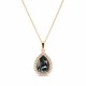 Pakabukas „Celestial Drop (Silver Night)“ su Swarovski® kristalais