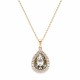 Pakabukas „Celestial Drop (Rose Patina)“ su Swarovski® kristalais