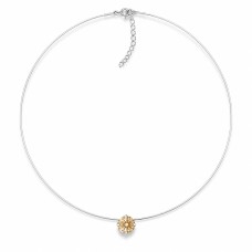 Nematomas sidabrinis pakabukas „Invisible (Fancy Champagne)“ su Swarovski® kristalu