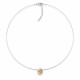 Invisible Sterling Silver Pendant “Invisible (Fancy Champagne)” created with Crystals by Swarovski®