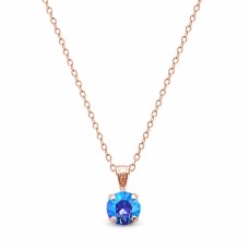 Pakabukas „Juno (Light Sapphire Shimmer)“ su Swarovski® kristalais