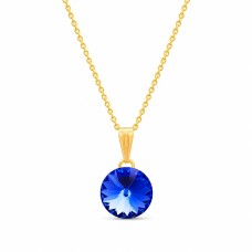 Pakabukas „Clarice II (Sapphire)“ su Swarovski® kristalais