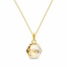 Kaklo papuošalas moterims DiamondSky „Fantasy (Golden Shadow)“ su Swarovski kristalais
