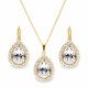 Papuošalų rinkinys moterims „Celestial Drop“ su Swarovski® kristalais