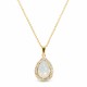 Jewelry Set “Celestial Drop (White Opal)” created with Crystals by Swarovski®