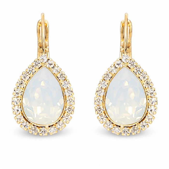 Jewelry Set “Celestial Drop (White Opal)” created with Crystals by Swarovski®