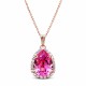 Papuošalų rinkinys moterims „Celestial Drop III (Rose)“ su Swarovski® kristalais