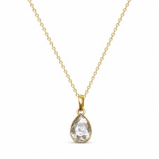 Pakabukas „Crystal Drop (Silver Patina)“ su Swarovski® kristalais
