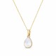 Pakabukas „Crystal Drop (White Opal)“ su Swarovski® kristalais