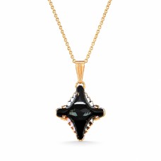 Pakabukas „Crystal Rhombus II (Graphite Lite Chrome)“ su Swarovski® kristalais