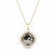 Pakabukas „Glare III (Silver Shadow)“ su Swarovski® kristalais