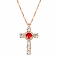 Kaklo papuošalas moterims DiamondSky „For You“ su Swarovski kristalais
