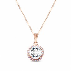 Kaklo papuošalas moterims DiamondSky Glare III su Swarovski kristalais