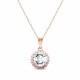 Kaklo papuošalas moterims DiamondSky Glare III su Swarovski kristalais