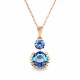 Papuošalų rinkinys moterims „Clarice VI (Light Sapphire Shimmer)“ su Swarovski® kristalais