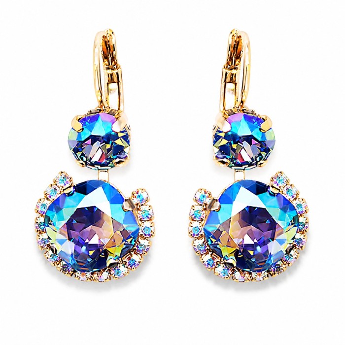 Papuošalų rinkinys moterims „Clarice VI (Light Sapphire Shimmer)“ su Swarovski® kristalais