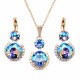 Papuošalų rinkinys moterims „Clarice VI (Light Sapphire Shimmer)“ su Swarovski® kristalais