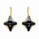 Jewelry Set “Crystal Rhombus II (Graphite Lite Chrome)” created with Crystals by Swarovski®