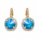 Jewelry Set “Clarice VII” (Azure Blue) embellished with Crystals by Swarovski®