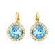 Jewelry Set “Glare III” (Aqua) embellished with Crystals by Swarovski®