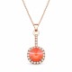 Jewelry Set “Clarice VII (Light Coral)” created with Crystals by Swarovski®