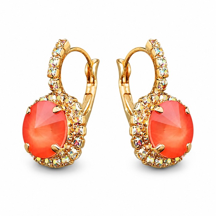 Jewelry Set “Clarice VII (Light Coral)” created with Crystals by Swarovski®