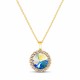 Женский комплект «Кларис (Aurora Borealis)» с кристаллами Swarovski®