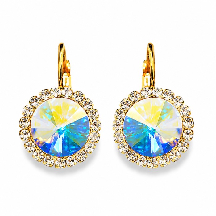 Женский комплект «Кларис (Aurora Borealis)» с кристаллами Swarovski®