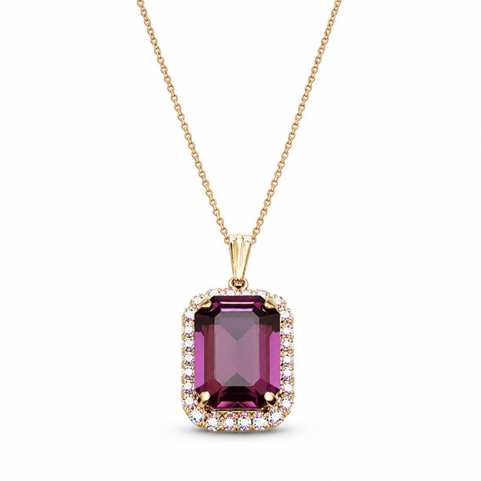 Jewelry Set “Lourdes (Amethyst)” created with Crystals by Swarovski®