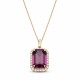 Jewelry Set “Lourdes (Amethyst)” created with Crystals by Swarovski®