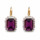 Jewelry Set “Lourdes (Amethyst)” created with Crystals by Swarovski®