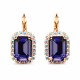 Комплект «Лурдес (Tanzanite)» с кристаллами Swarovski®