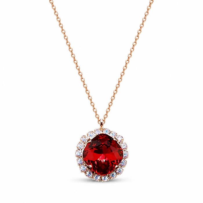 Papuošalų rinkinys moterims „Glare III (Scarlet)“ su Swarovski® kristalais
