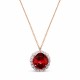 Papuošalų rinkinys moterims „Glare III (Scarlet)“ su Swarovski® kristalais