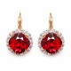Papuošalų rinkinys moterims „Glare III (Scarlet)“ su Swarovski® kristalais