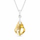Sidabrinis papuošalų rinkinys moterims „Baroque IV (Golden Shadow)“ su Swarovski® kristalais