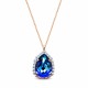 Papuošalų rinkinys moterims „Celestial Drop III (Bermuda Blue)“ su Swarovski® kristalais