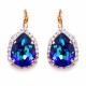 Papuošalų rinkinys moterims „Celestial Drop III (Bermuda Blue)“ su Swarovski® kristalais