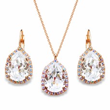 Papuošalų rinkinys moterims „Celestial Drop III“ su Swarovski® kristalais