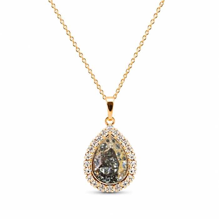 Jewelry set “Celestial Drop” (Rose Patina) dazzling with Crystals by Swarovski®
